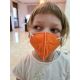 Μάσκα προστασίας παιδικό μέγεθος FFP2 NR Kids πορτοκαλί 1 τμχ