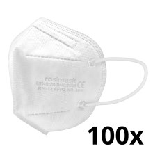 Μάσκα προστασίας παιδικό μέγεθος FFP2 ROSIMASK MR-12 NR λευκό 100τμχ