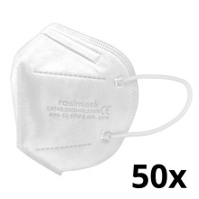Μάσκα προστασίας παιδικό μέγεθος FFP2 ROSIMASK MR-12 NR λευκό 50τμχ