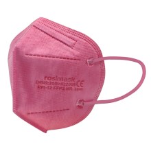 Μάσκα προστασίας παιδικό μέγεθος FFP2 ROSIMASK MR-12 NR ροζ 1τμχ