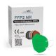Μάσκα υψηλής προστασίας FFP2 NR CE 0598 πράσινο της άνοιξης 1τμχ