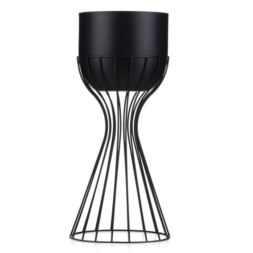 Μεταλλικό κασπώ LOFT 46x20 cm μαύρο