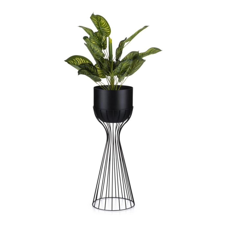 Μεταλλικό κασπώ LOFT 56x20 cm μαύρο