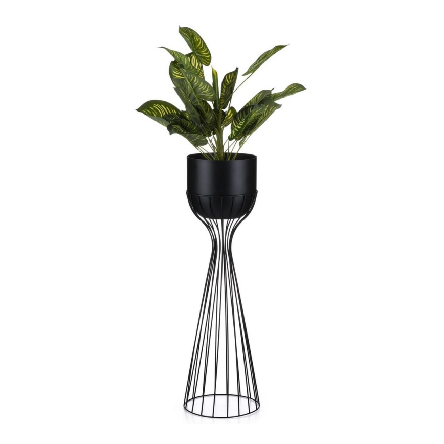 Μεταλλικό κασπώ LOFT 68x20 cm μαύρο