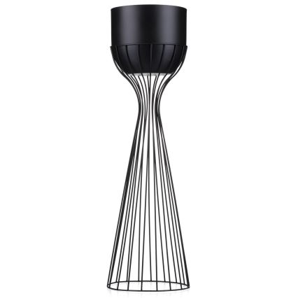 Μεταλλικό κασπώ LOFT 68x20 cm μαύρο