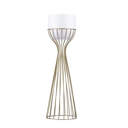 Μεταλλικό κασπώ LOFT 68x20 cm χρυσαφί/λευκό