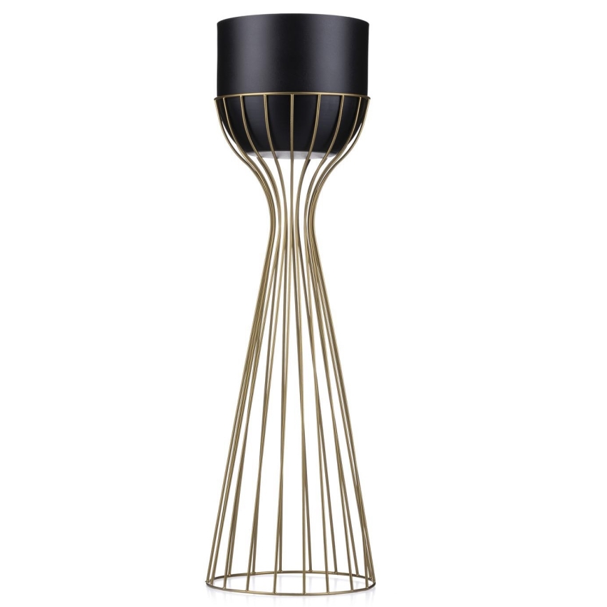 Μεταλλικό κασπώ LOFT 68x20 cm χρυσαφί/μαύρο