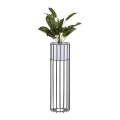 Μεταλλικό κασπώ LOFT 70x20 cm μαύρο/λευκό