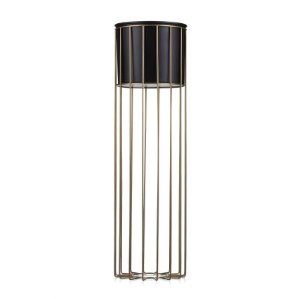 Μεταλλικό κασπώ LOFT 70x20 cm χρυσαφί/μαύρο