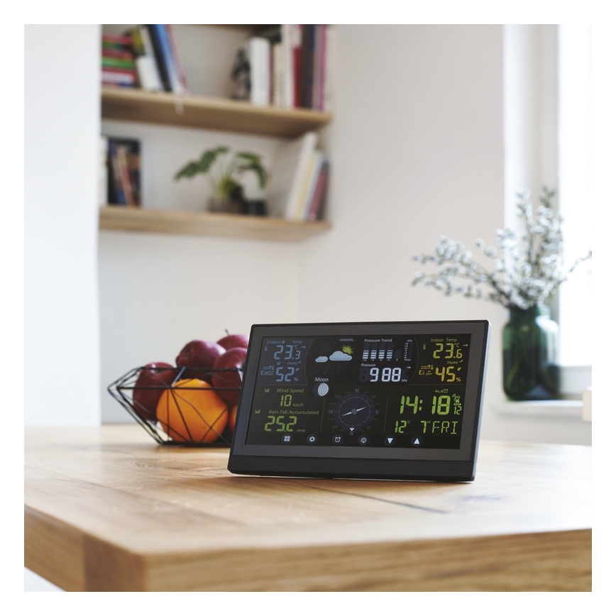 Μετεωρολογικός σταθμός ασύρματος 5V/3×AAA + 4xAA
