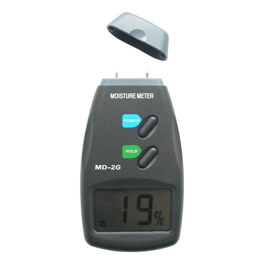 Μετρητής υγρασίας ξύλου με οθόνη LCD 9V