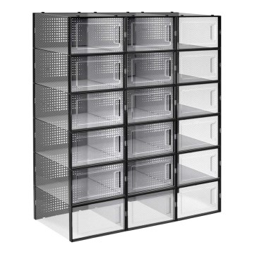 Μονάδα ραφιών με θήκες BOXIFY μαύρη