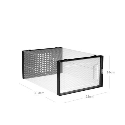 Μονάδα ραφιών με θήκες BOXIFY μαύρη