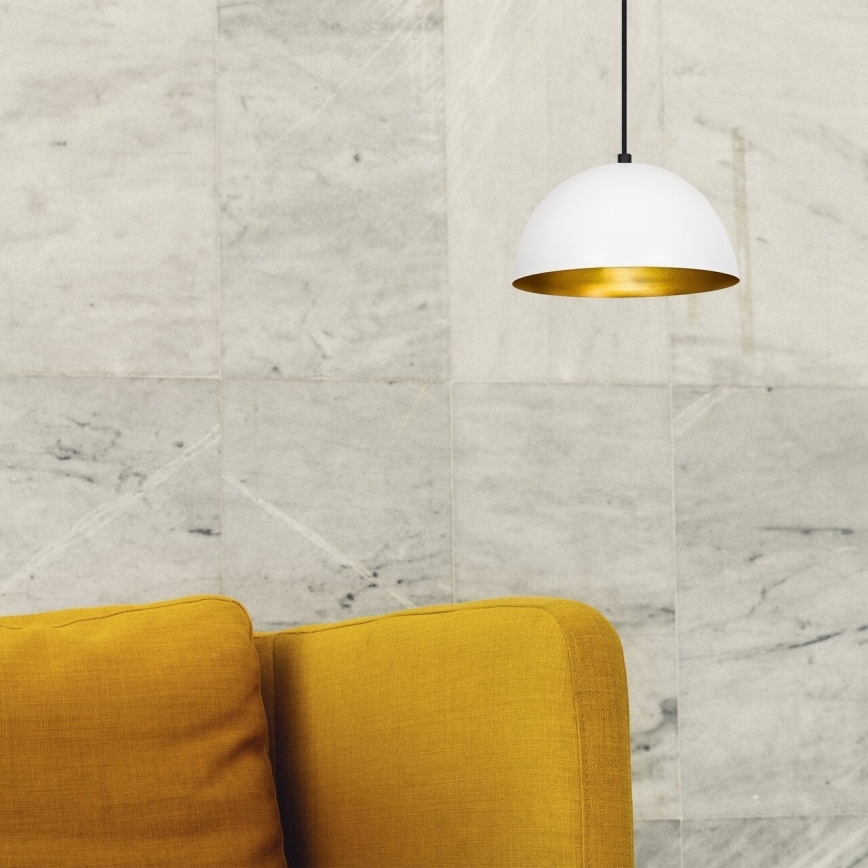 Μονόφωτο φωτιστικό οροφής SIVANI 1xE27/40W/230V λευκό