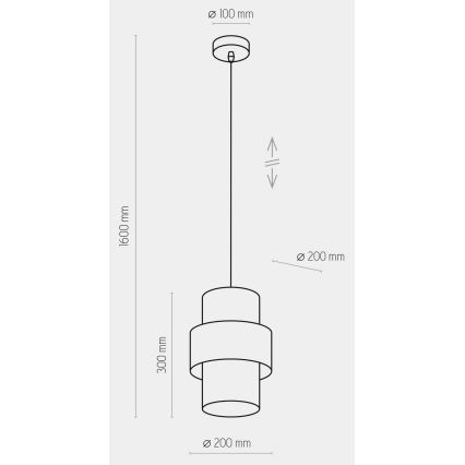 Μονόφωτο φωτιστικό CALISTO 1xE27/15W/230V χρυσό/μαύρο