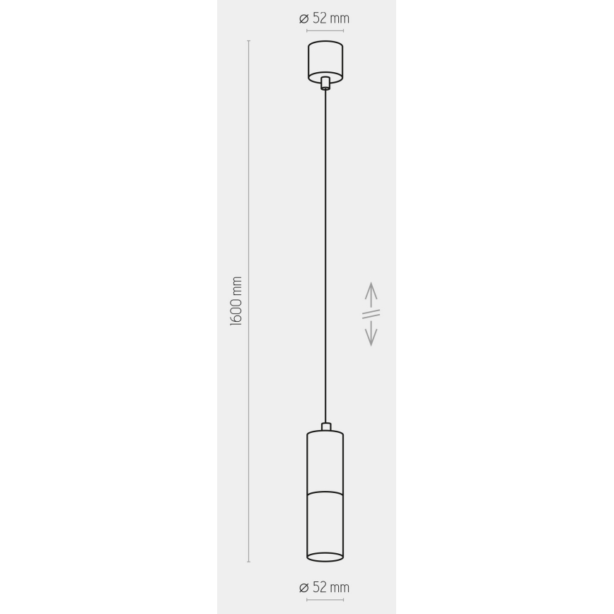 Μονόφωτο φωτιστικό ELIT 1xGU10/10W/230V μαύρο