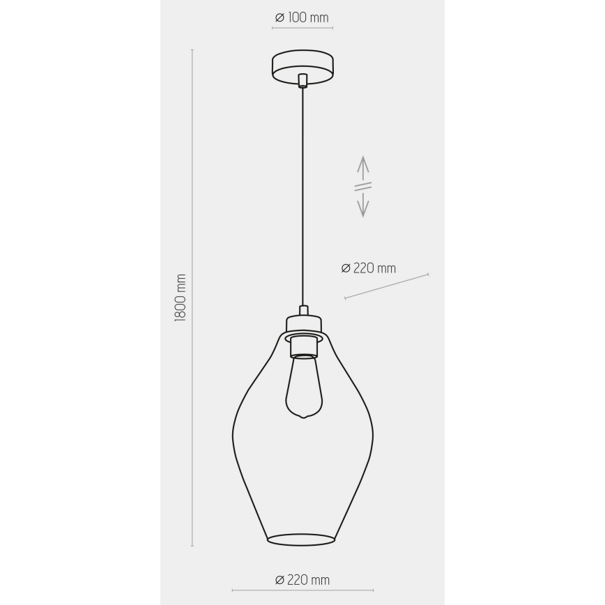 Μονόφωτο φωτιστικό οροφής TULON 1xE27/60W/230V