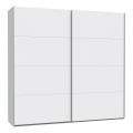 Ντουλάπα KARO με καθρέφτη, 220 x 210 εκ., λευκή