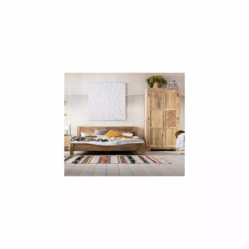 Ντουλάπα MANU 200x120 cm μασίφ ξύλο/μάνγκο