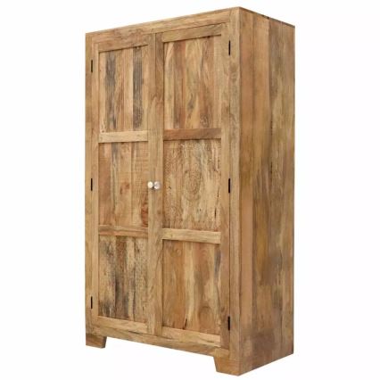 Ντουλάπα MANU 200x120 cm μασίφ ξύλο/μάνγκο