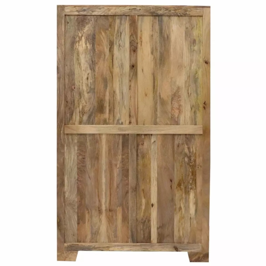 Ντουλάπα MANU 200x120 cm μασίφ ξύλο/μάνγκο
