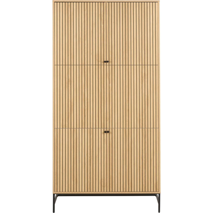 Ντουλάπα ρούχων OLIVIA 99x200 cm, σε απόχρωση δρυός