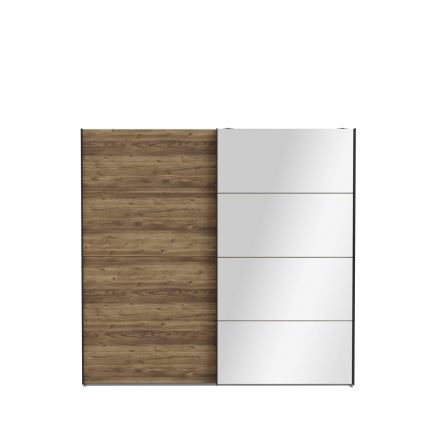 Ντουλάπα με καθρέφτη OREN 220x210 cm, απόχρωση δρυός Artisan