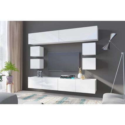 Ντουλάπι κρεμαστό PAVO 34x34 cm γυαλιστερό λευκό