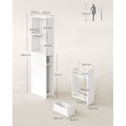 Ντουλάπι NALA σε λευκό