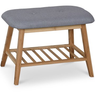 Ντουλάπι παπουτσιών 44x60 εκ. γκρι/μπεζ