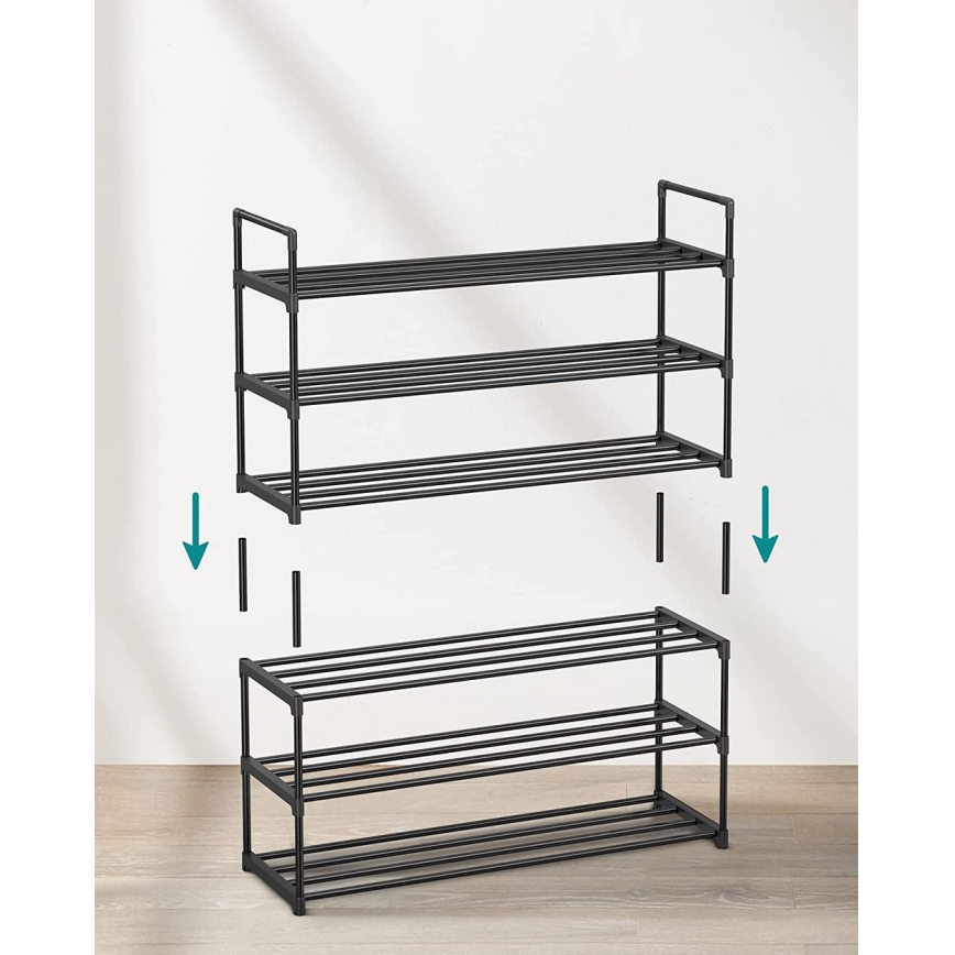 Ντουλάπι παπουτσιών ALVORO μαύρο