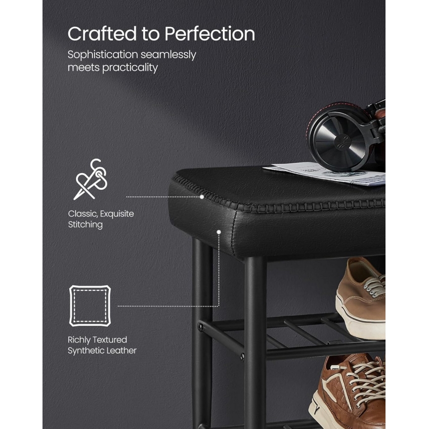 Ντουλάπι παπουτσιών ANDOR μαύρο