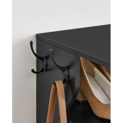 Ντουλάπι παπουτσιών BOTARO μαύρο