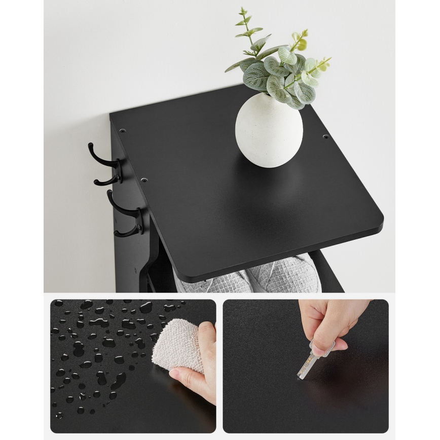 Ντουλάπι παπουτσιών BOTARO μαύρο