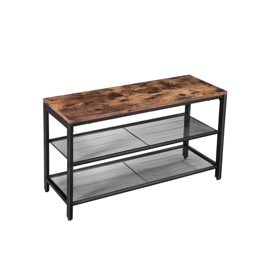 Ντουλάπι παπουτσιών DAVOR καφέ/μαύρο