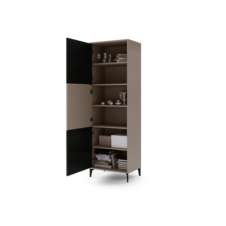 Ντουλάπι RONJA ταουπέ/μαύρο