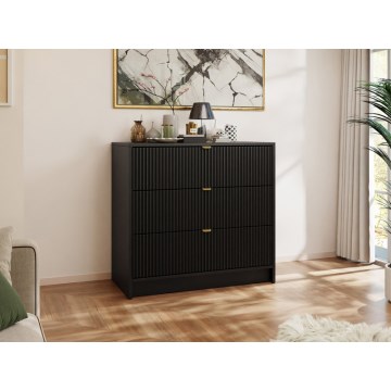 Ντουλάπι TIRENO 75x80 cm μαύρο