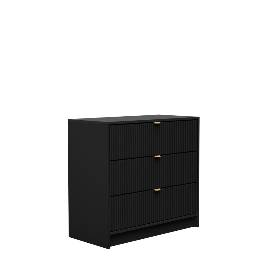 Ντουλάπι TIRENO 75x80 cm μαύρο