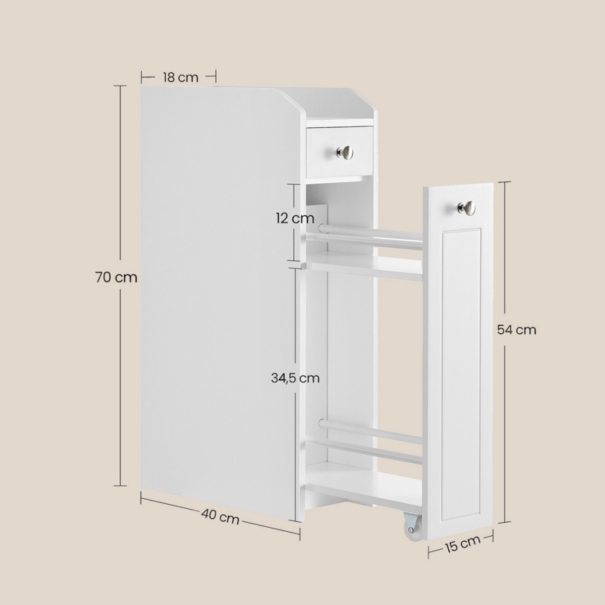 Ντουλάπι ZURI λευκό