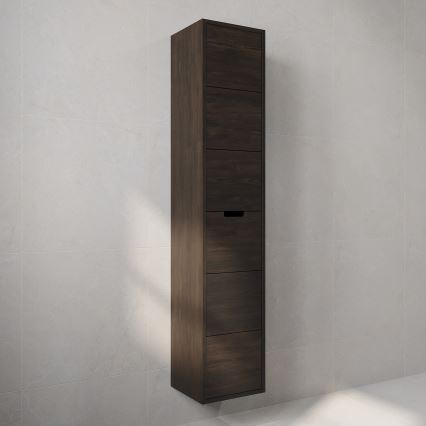 Ντουλάπι μπάνιου GRIBSKOV 175 cm καφέ/δρυς