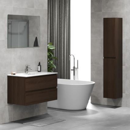 Ντουλάπι μπάνιου KENWOOD 186 cm σε απόχρωση καρυδιάς
