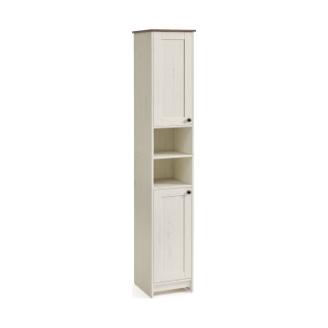 Ντουλάπι μπάνιου LEXI 30x170 cm λευκό/καφέ