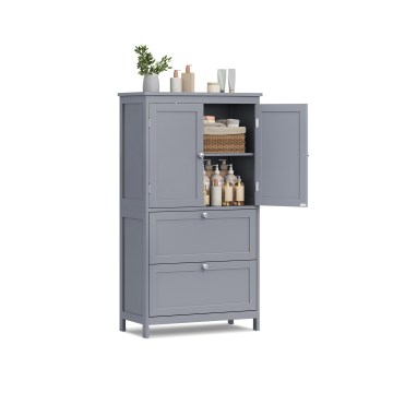 Ντουλάπι μπάνιου MOKU 60x30 cm γκρι