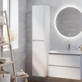 Ντουλάπι μπάνιου MOLDE 35x174x32 εκ. λευκό
