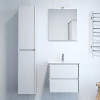 Ντουλάπι μπάνιου MOLDE 35x174x32 εκ. λευκό