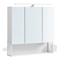 Ντουλάπι μπάνιου με καθρέπτη LED SKY 70x70x16 cm 230V λευκό