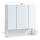 Ντουλάπι μπάνιου με καθρέπτη LED SKY 70x70x16 cm 230V λευκό