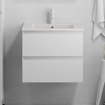 Ντουλάπι μπάνιου με νιπτήρα KENWOOD 61x52x47 cm λευκό