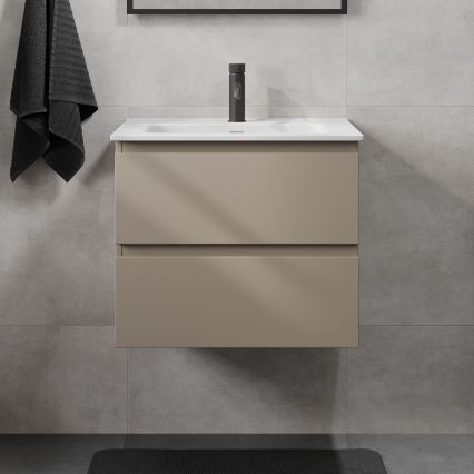 Ντουλάπι μπάνιου με νιπτήρα KENWOOD, 61x52x47 cm, Marakesh/λευκό