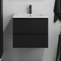 Ντουλάπι μπάνιου με νιπτήρα KENWOOD 61x52x47 cm μαύρο